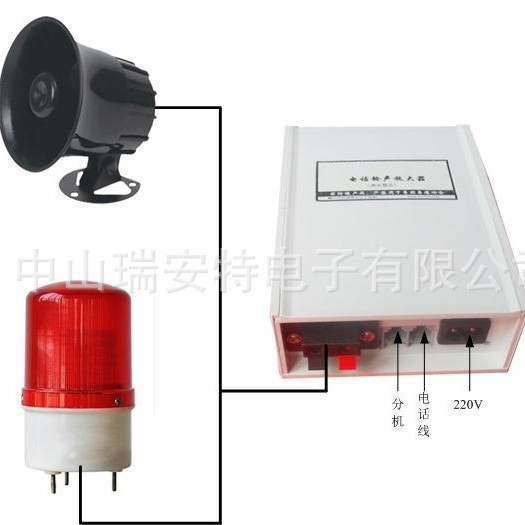 Phone Ringtone Amplifier Landline Phone Amplifier Sound Amplification 120 Decibel Ringtone Caller Reminder