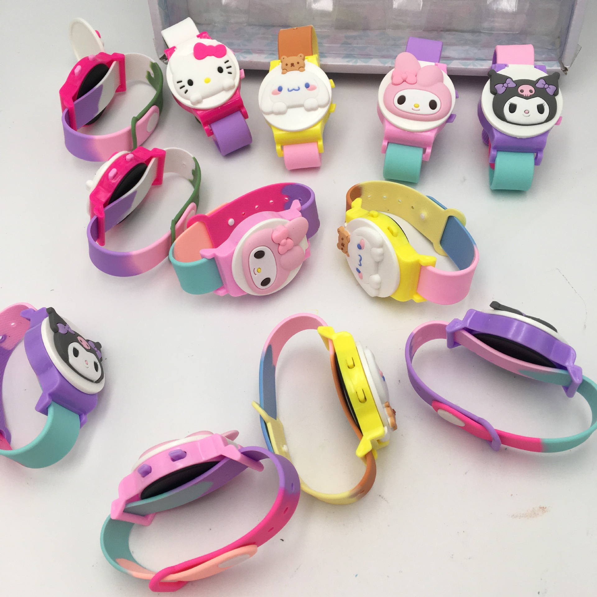 Часы для детей Anime sanliou силиконовые электронные с большими ушками собаки Melita, подарок, часы-царапка