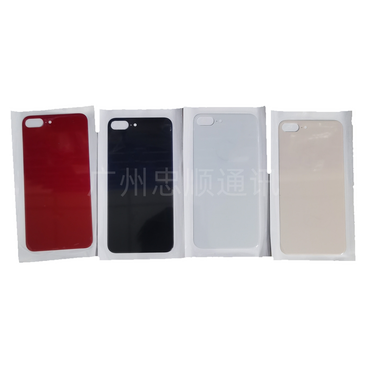 No-Disassembly Large-Hole Glass Back Cover Suitable for Apple 8P/Xsm/11/12/13/14Pmax Rear Glass Secondary Electroplating