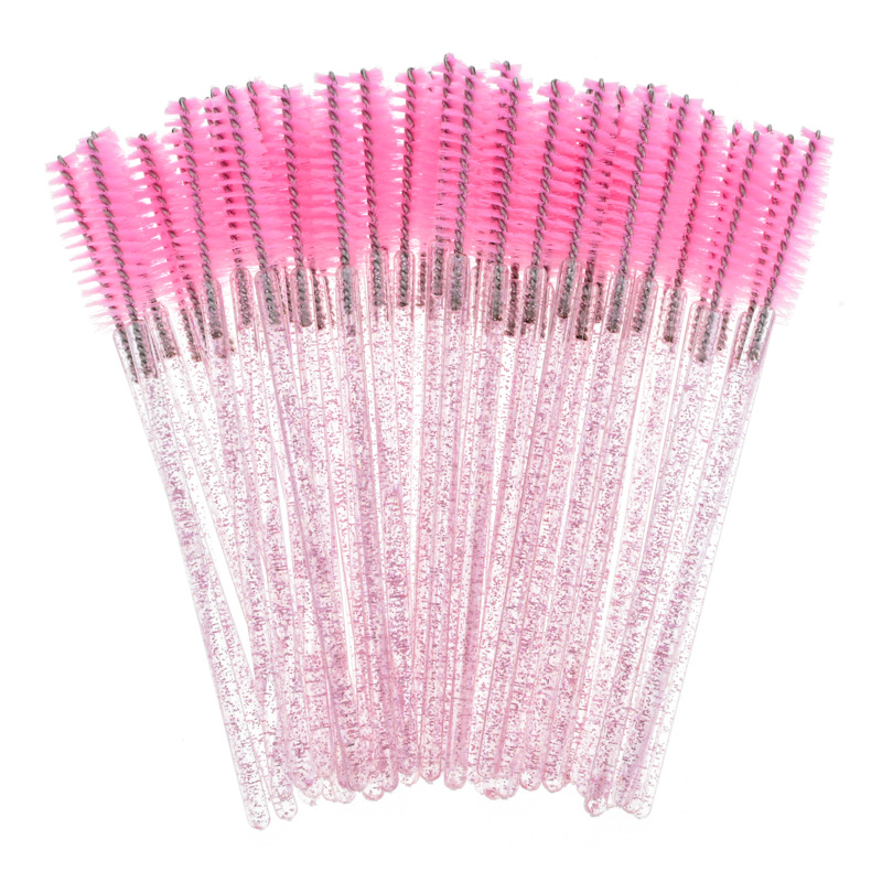 Factory wholesale solid rod Crystal eyelash brush beauty nose disposable solid rod Crystal eyelash brush