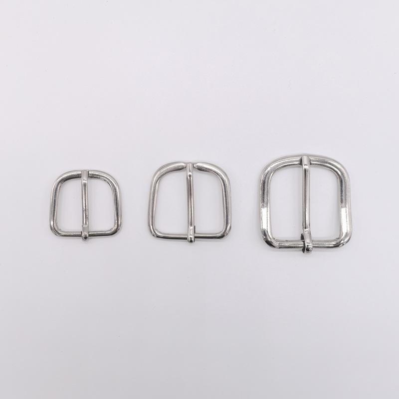 Men's Iron Belt Buckle Pin Buckle Trouser Belt Adjustable Belt Buckle Japanese Buckle with Pin Metal Pressed Line Belt Pin Buckle