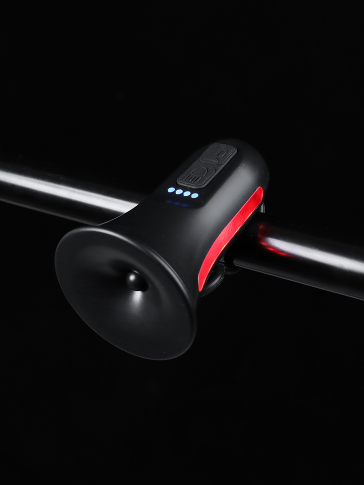 Bicycle Horn USB charging Bell mountain bike road bike loud electric horn bicycle riding equipment accessories