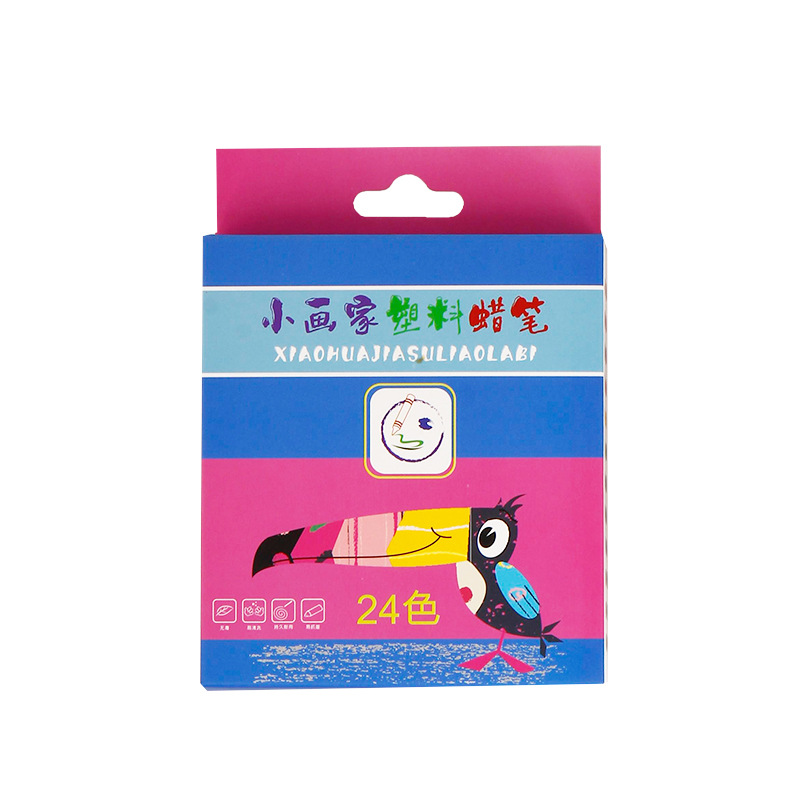 Small painter plastic triangle crayon 36 color children's painting graffiti color washed crayon non-dirty hand crayon stationery