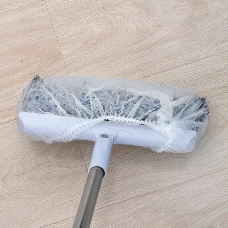 Одноразовая щетка для уборки волос с покрытием, пылезащитное покрытие, адсорбция пыли, оптовая продажа нетканевых чехлов