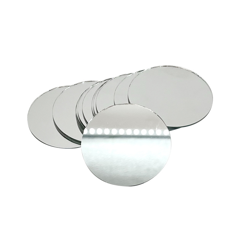 Manufacturer Wholesale Metal Mirror Keychain Blank Badge Supplies Tinplate Material Accessories Bar Pendant