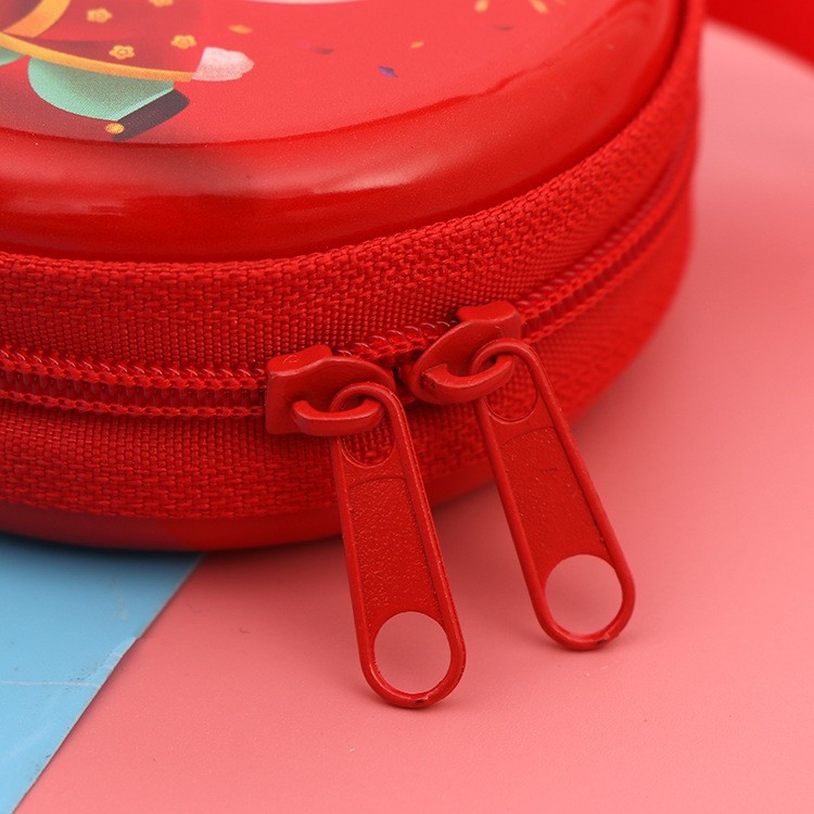 Tinplate Coin Purse, Round Earphone Storage Box, Coin Christmas Gift Bag, Lightweight Storage, Manufacturer Wholesale