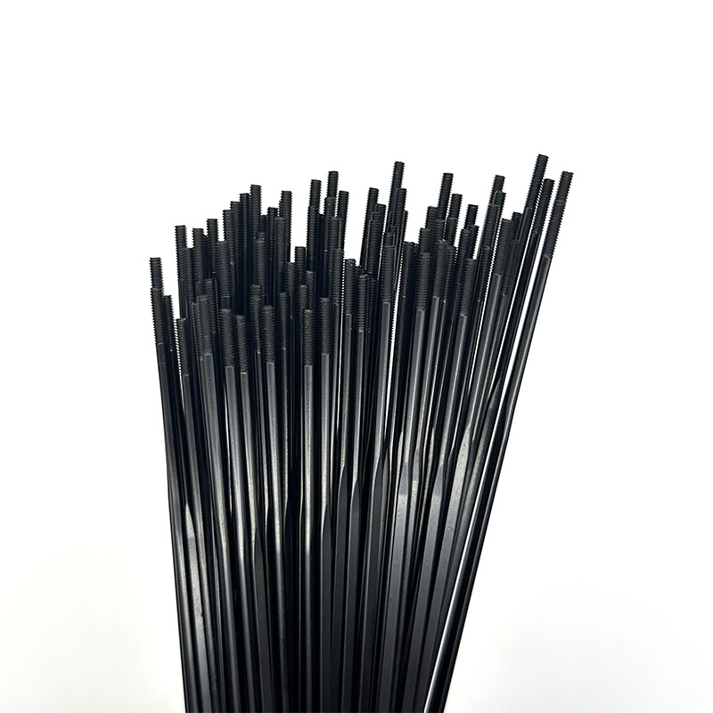 14G 45 steel black straight flat spokes (flat width 2.3mm) road car broken wind flat spokes