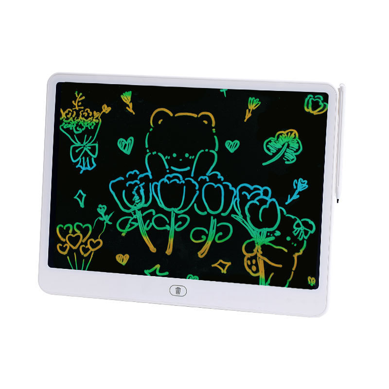 Cross-Border New Model Lcd Writing Tablet for Doodling and Drawing, Erasable Small Blackboard Writing Board with One-Click Erase for Children's Drawing Board