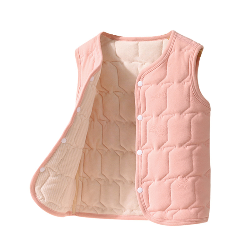 Winter Children's Cotton Coat for Boys and Girls, School Uniform Magic Anti-Cold Cotton Jacket with Fleece Lining, Thickened Student Inner Liner, Warm Long-Sleeve