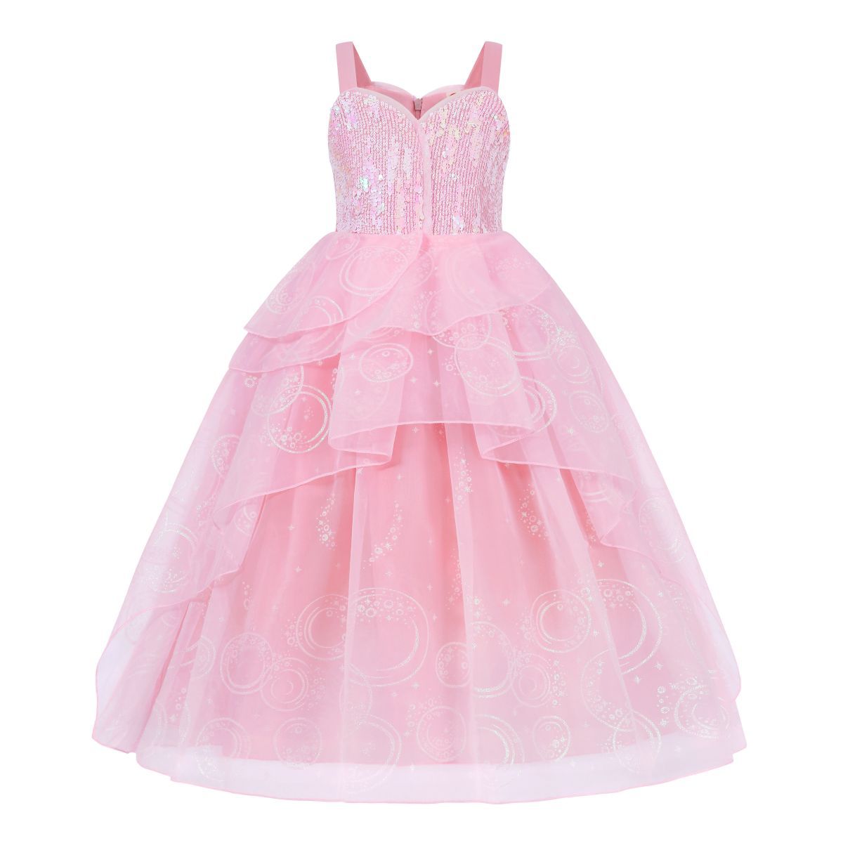 Костюм волшебной злой ведьмы, платье с пайетками, розовое платье Гленды для косплея