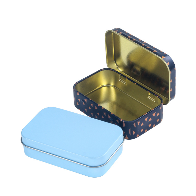 Tinplate conjoined lid cigarette case 20 sets empty box moisture-proof and pressure-resistant portable metal cigarette case smoking accessories