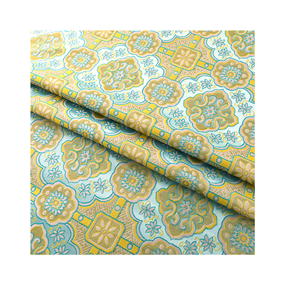 "FS143 Four-in-one Ruyi Pattern" Jacquard Imitation Song Brocade Vest Hanfu Fabric Brocade New Chinese Clothing Fabric