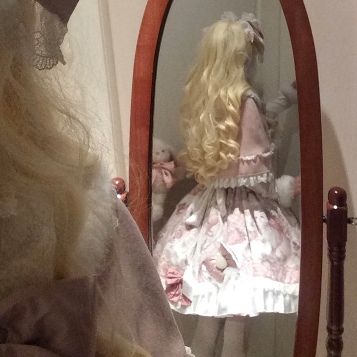 Bear Doujiang Original Dessert Cat Lolita Female Lolita Shawl Suspender Skirt Cute and Sweet Suit 7398