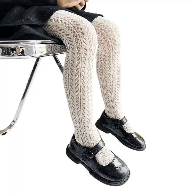 White Lace Lolita Calf Socks Women's Mid-Calf Socks Jk Long Lace Japanese Style Thin Stockings over the Knee Lolita