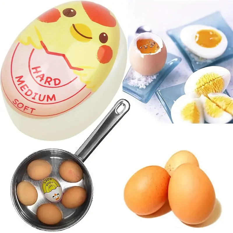 Multi-color Egg Timer Various Style Cute Egg Boiler Kitchen Timing Gadgets