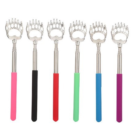 Source factory bear claw stainless steel telescopic itch itch massage device does not ask for old man music itch itch