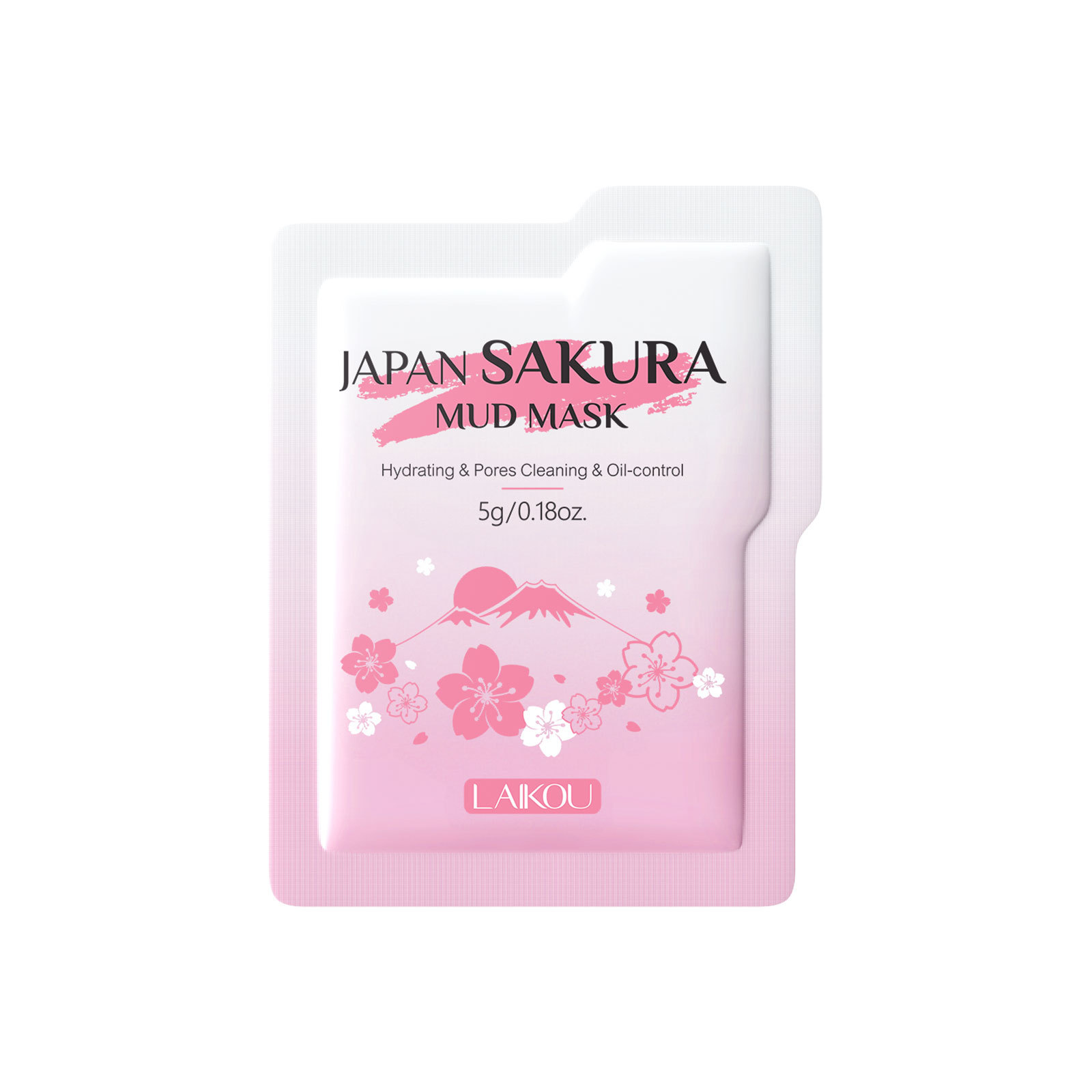 New Laiko Sakura Mask (Series) 5g Cleans Pores Mud Mask Apply Hydrating and Moisturizing Foreign Trade Mask