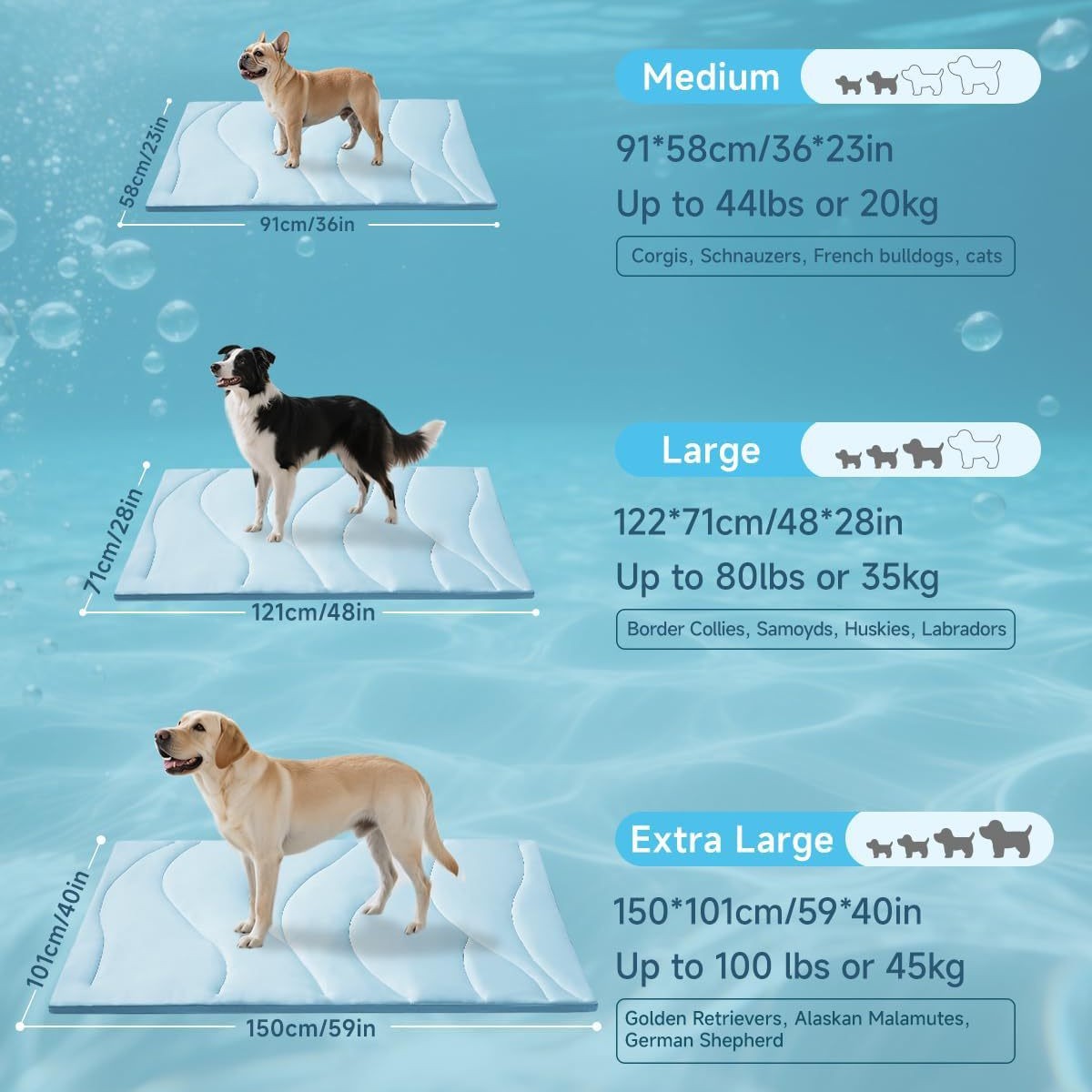 Source Factory Summer Universal Sleeping Mat Dog Mat Pet Ice Mat Summer Dog Sleeping Mat Mat Cat and Dog