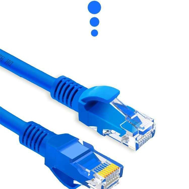 Six types of gigabit high-speed cat6 network cable computer router network cable 1 meter 10/50 meter finished Network jumper