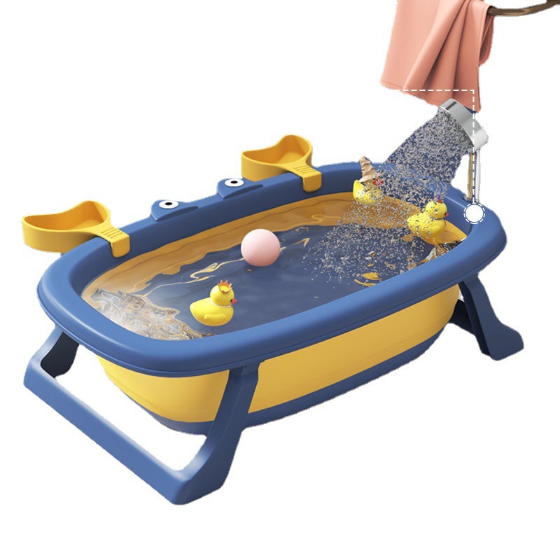 Plastic Bath Tubs Baby Foldable Tub Children Sitting small size Bath Tub Household Newborn Children's Products