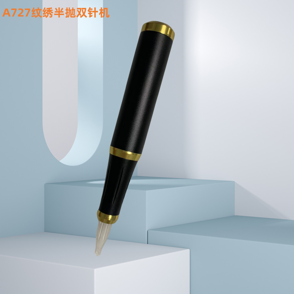 Тату-машина полупередача с двойной иглой, тату-машина с мотором в полой чаше, двойной пистолет, может использоваться с двойной иглой 0.35*50