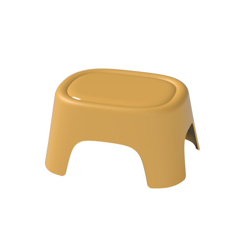 Children's Stool for Home Use in the Living Room, Plastic Low Stool, Footstool for Washbasin, Shoe-Changing Stool, Kindergarten Children's Chair, Thickened and Non-Slip