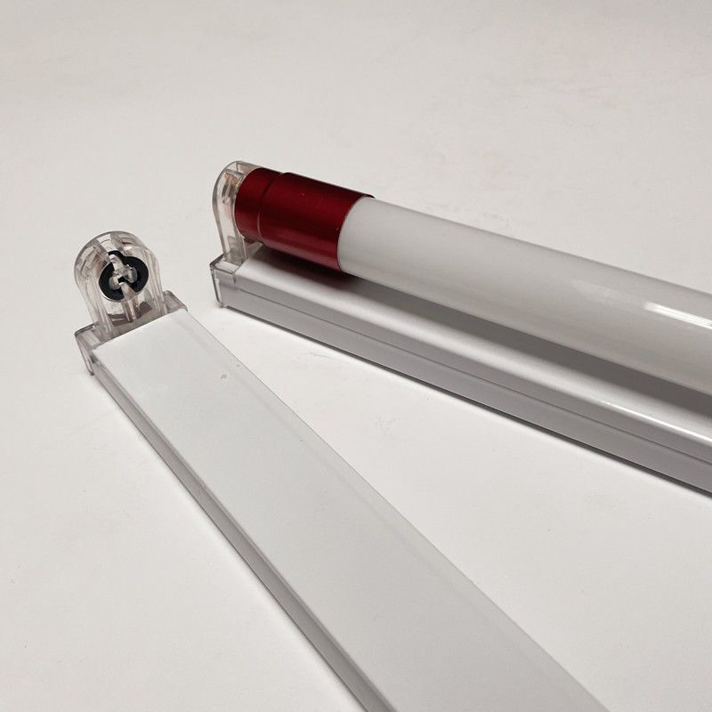 T8 Led Tube Strip Light Household Bulb Single Lamp Energy-Saving 1.2m Light Tube Integrated Fluorescent Lamp Bracket Double-Ended