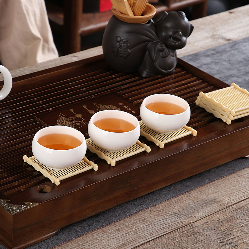 Plastic Tic-Tac-Toe Coasters, Melamine Insulated Tea Coasters, Cup Holders, Chinese Snack Pastry Mats, Small Jewelry Decorative Mats