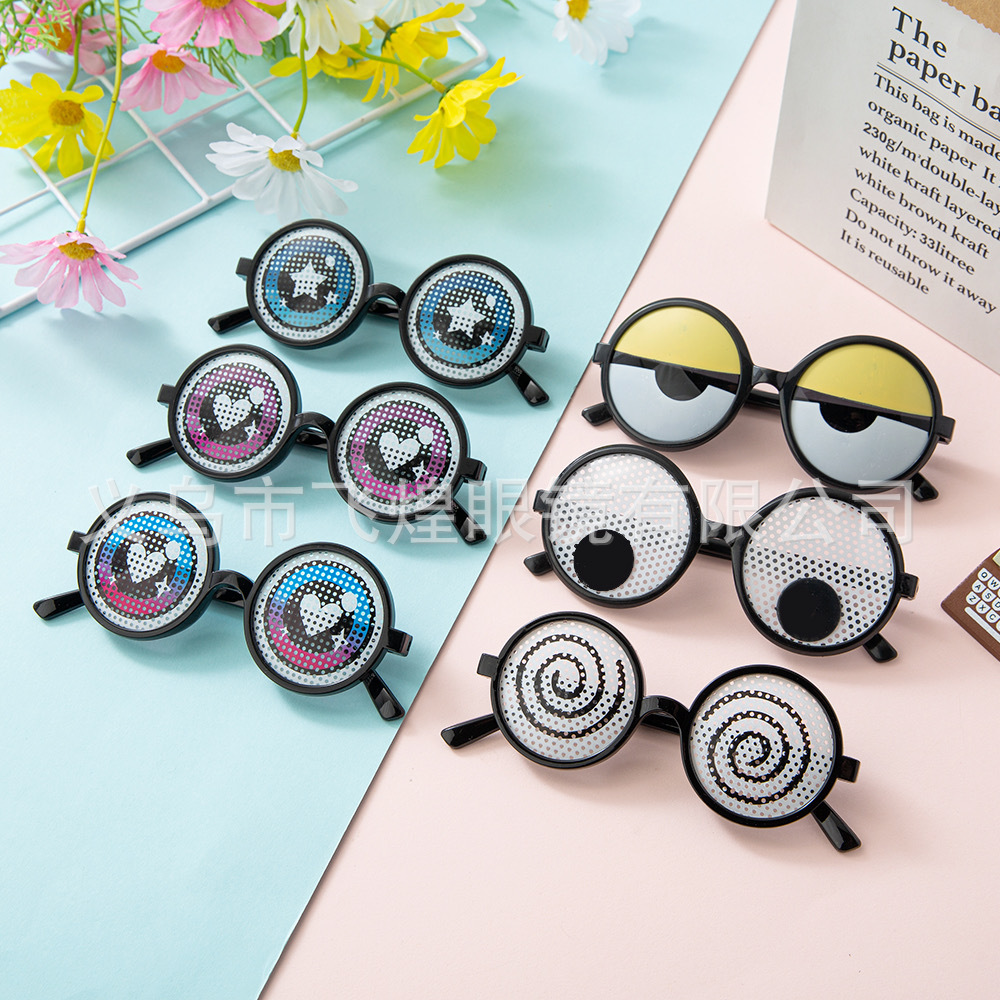 Креативные круглые рамочные очки для селфи забавные аксессуары для вечеринки