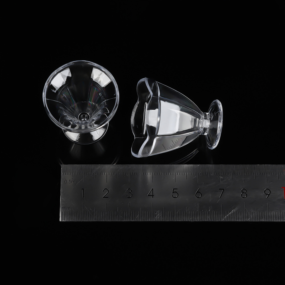 Mini Ice Cream Cup suit Cream Gel DIY Handmade Transparent Cup Creative Clay Food Play Cup Red Wine Cup