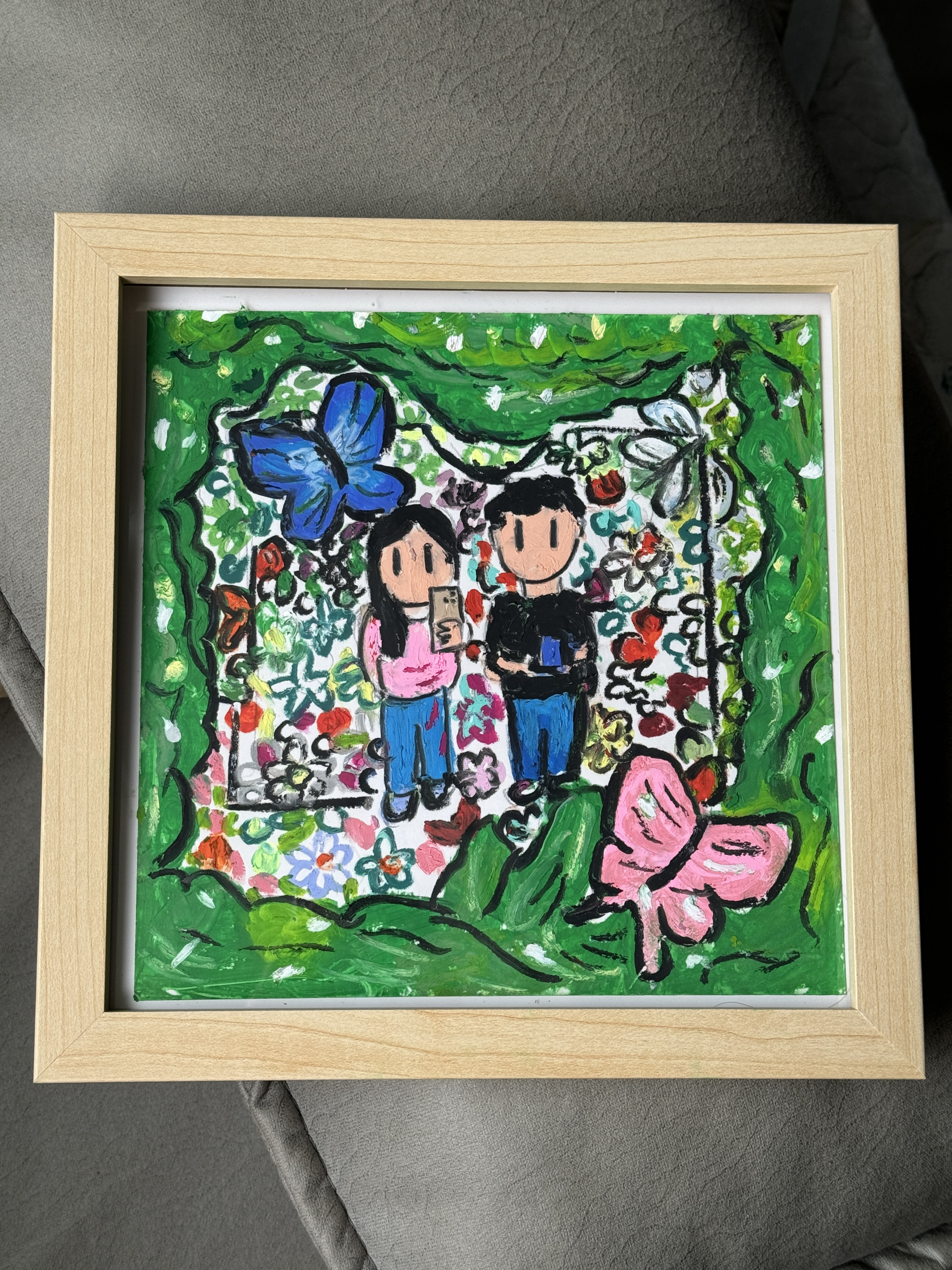 Индивидуальные физические масляные картины, фотографии пар, анимационные и мультяшные изображения, прямая продажа с фабрики, трансграничная