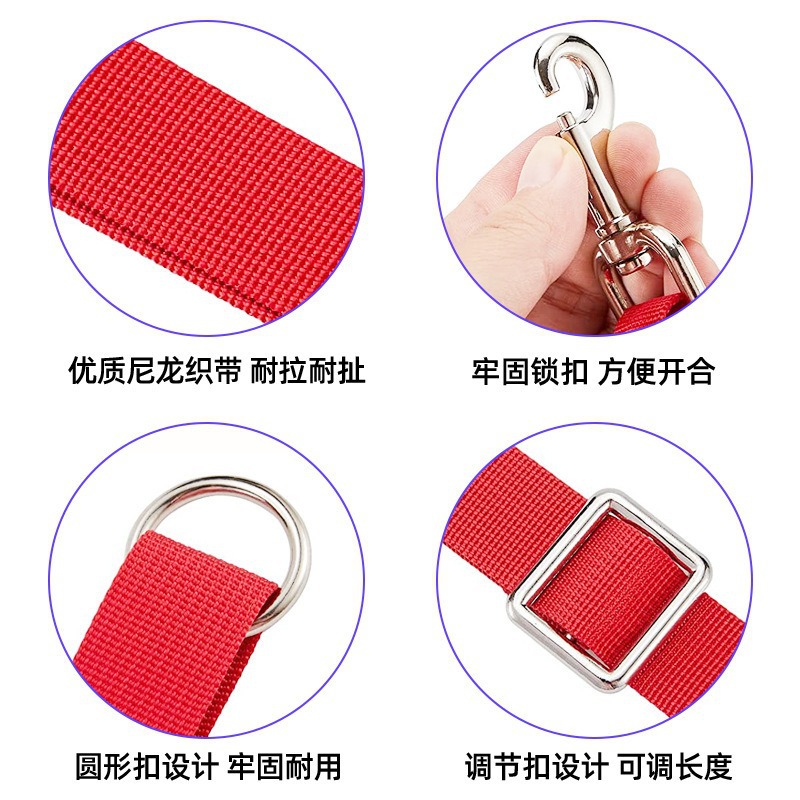 Amazon's Popular Adjustable Horse Stall Bucket Sling Outdoor Horse Trailer Strap Pet Feeding Nylon Webbing