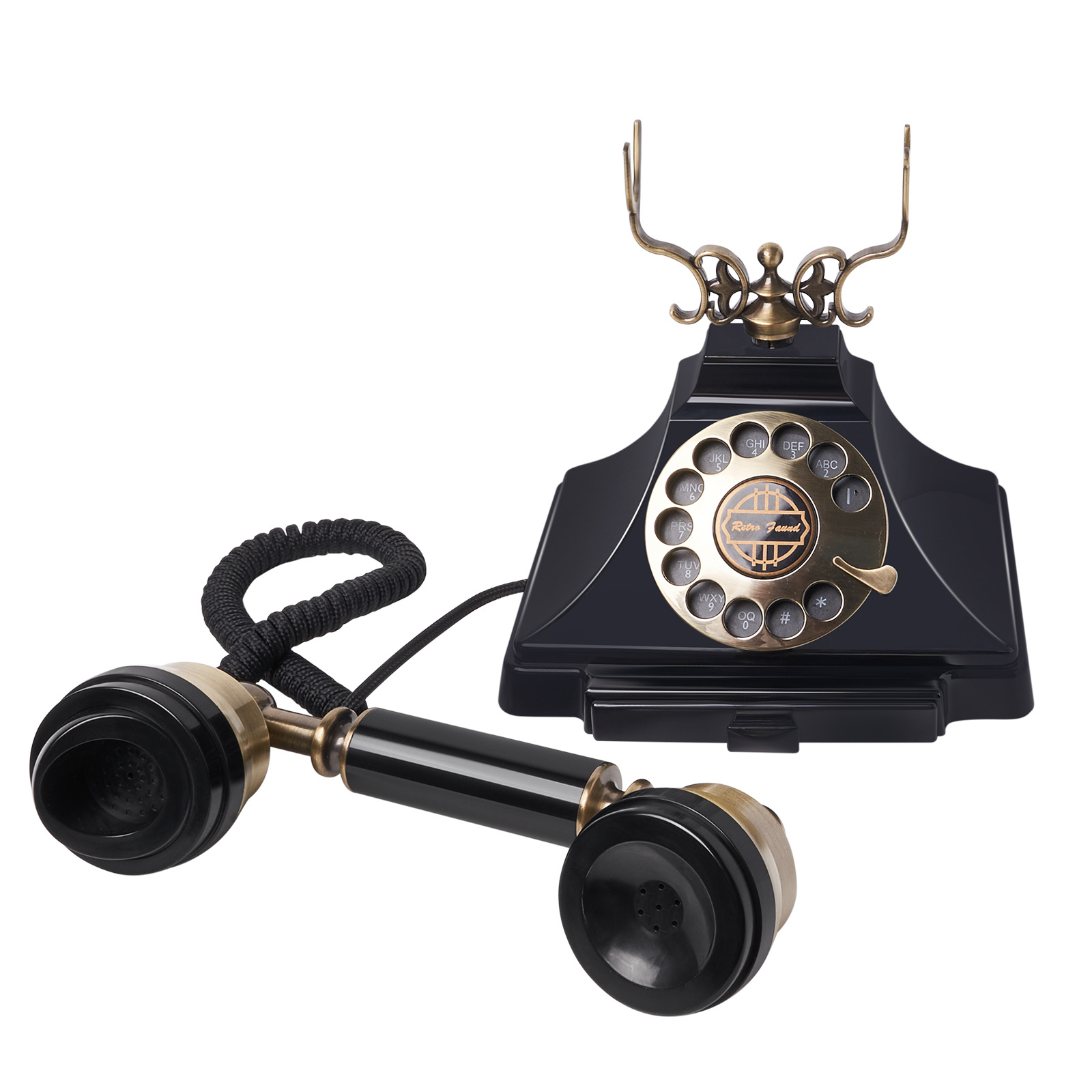 Vintage Recording telephone antique turntable telephone hotel wedding wedding fixed landline factory wholesale cross-border installation