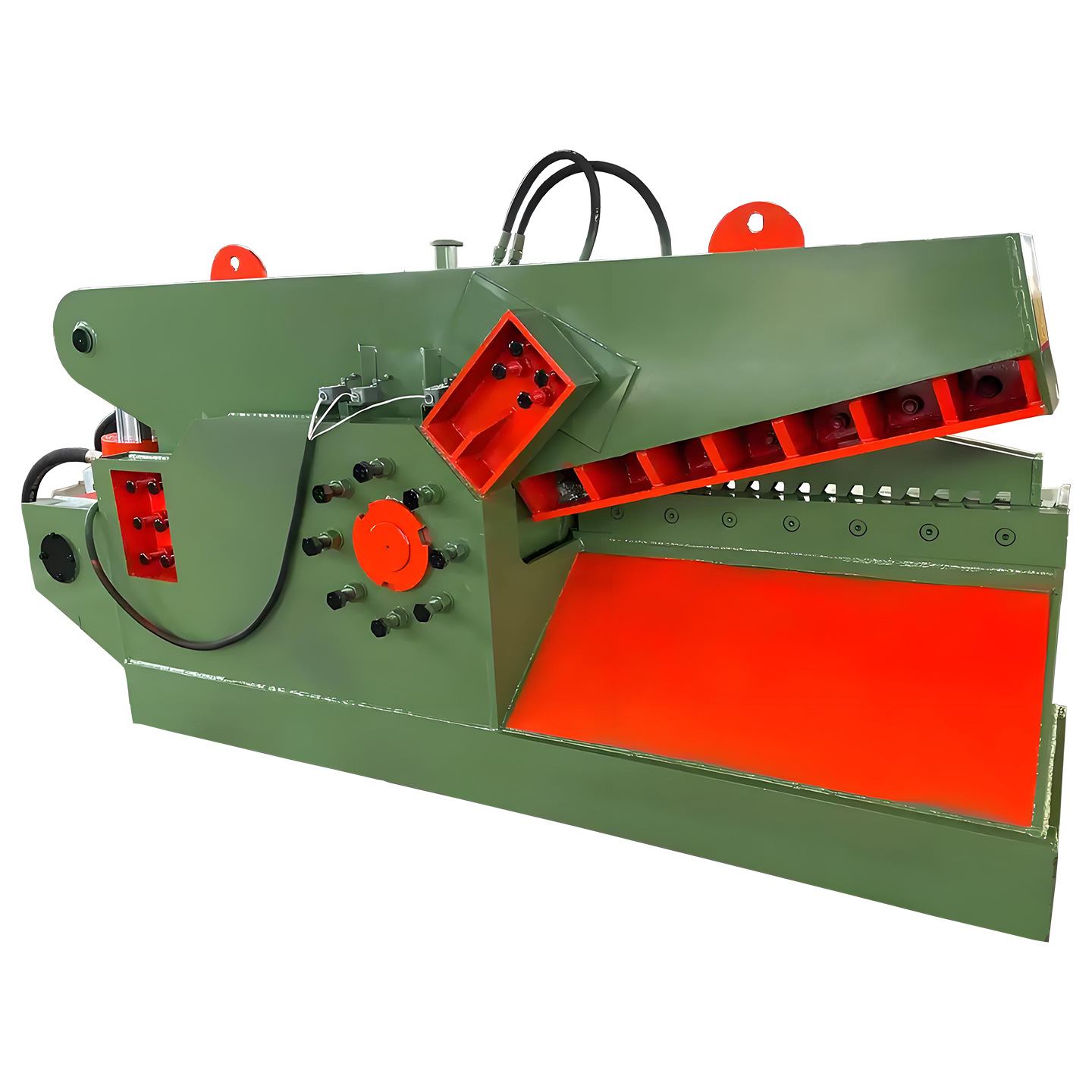 250-Ton Spot Aluminum Ingot Shearing Machine, Color Steel Tile Iron Sheet Hydraulic Shear, Crocodile-Type Wheel Steel Bar Shearing Machine