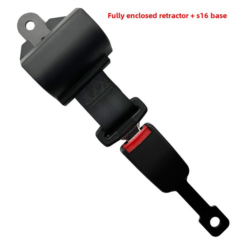 Universal forklift safety belt fully enclosed automatic belt two-point engineering truck forklift car safety belt