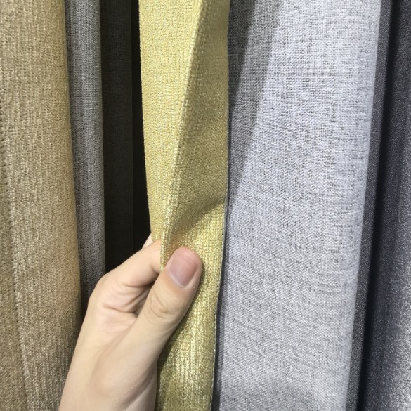 100% Full Blackout Curtain Fabric Sound Insulation Heat Insulation Antibacterial Wholesale Factory Direct Sales Cross-Border Foreign Trade Project