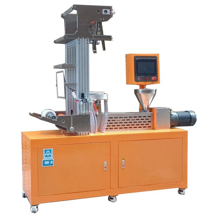 Plastic Zhongxin Instruments Laboratory 20 Screw Blowing Film Machine Speed 0~95R/Min High-Quality Manufacturer