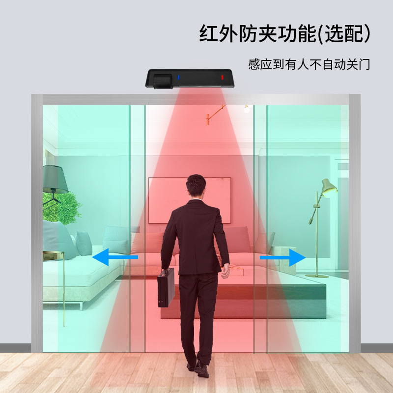 Source manufacturer automatic door sensor induction probe microwave sensor sliding door infrared anti-pinch radar