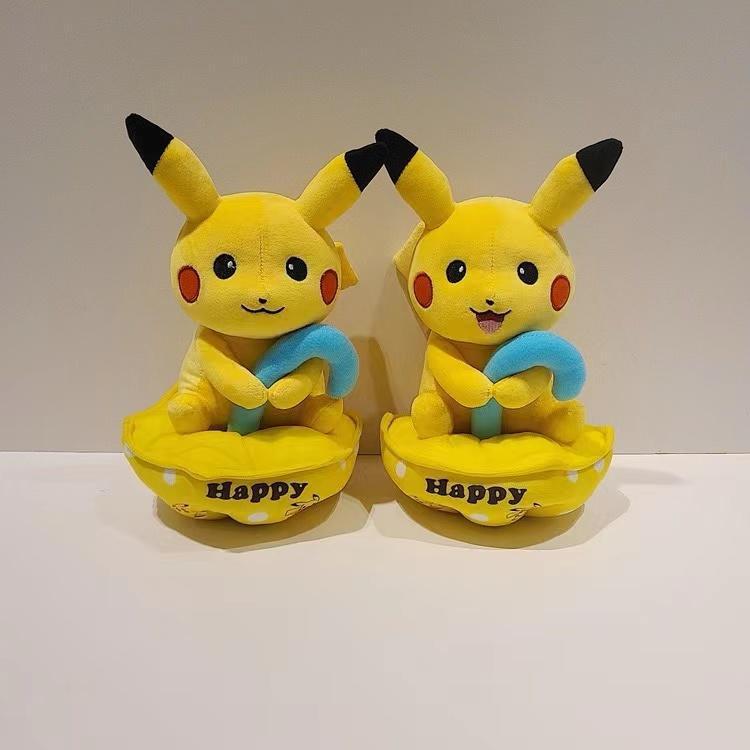 Cute Pokemon Pikachu Plush Toy Pillow Doll Catch Doll Machine Doll Wedding Gift Wholesale