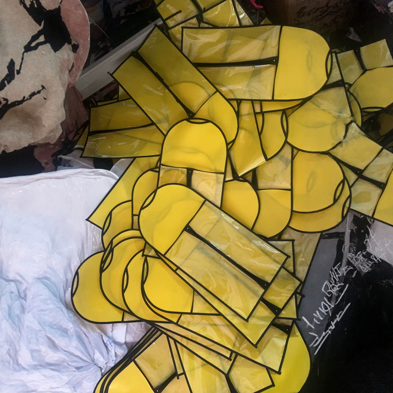 Thick Satin Hair Hanging Bag Wig Packaging Bag Air Bangs Wig Dust Cover Performance Storage Bag 80*