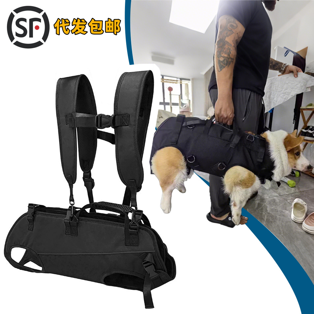 Cross-border Dog Backpack for Going Out Shoulder Portable Pet Dog for Going Out Riding Carrying Bag Dog Supplies