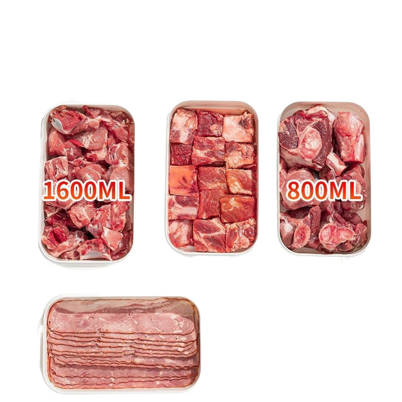 Japanese Refrigerator Storage Box Frozen Meat Preservation Box One-Week Meal Prep Box Food-Grade Special Freezing Packaging Box