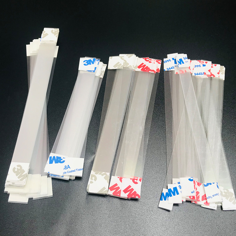 In Stock with Free Shipping Pvc Jumping Card Transparent Shrapnel Wholesale Supermarket Pharmacy Transparent Pet Two Ends with Glue Jumping Card