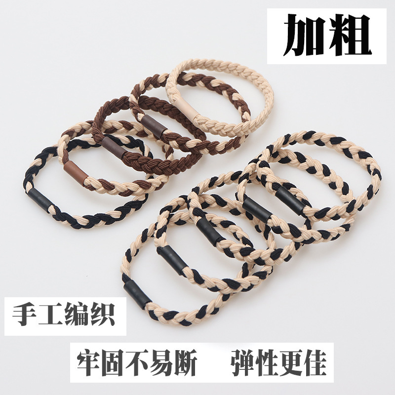 Высокая эластичность резинка для волос для женщин, стиль похож на Bai Lu, подходит для высоких хвостов, модный и простой