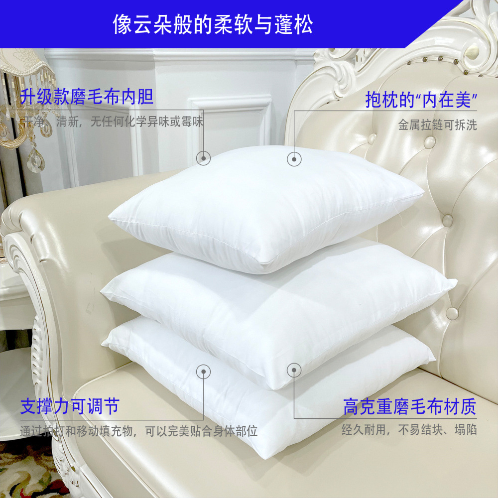 Spot Wholesale Business Gifts Souvenirs Plush Solid Color Glitter Velvet Square Pillow Solid Color Pillow Case Bedside Cushion