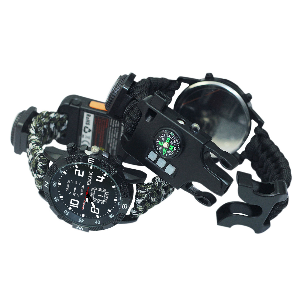Outdoor supplies portable multi-function Watch woven climbing table Sports Watch Sports Watch wholesale