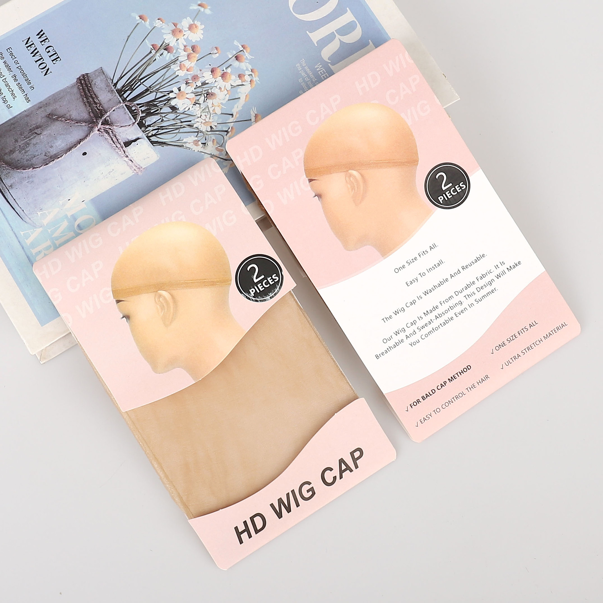 Wig Foreign Trade Headgear Wig Net HD Wig Cap Lace Headgear Hair Net Lace Headgear Wig Hair Net