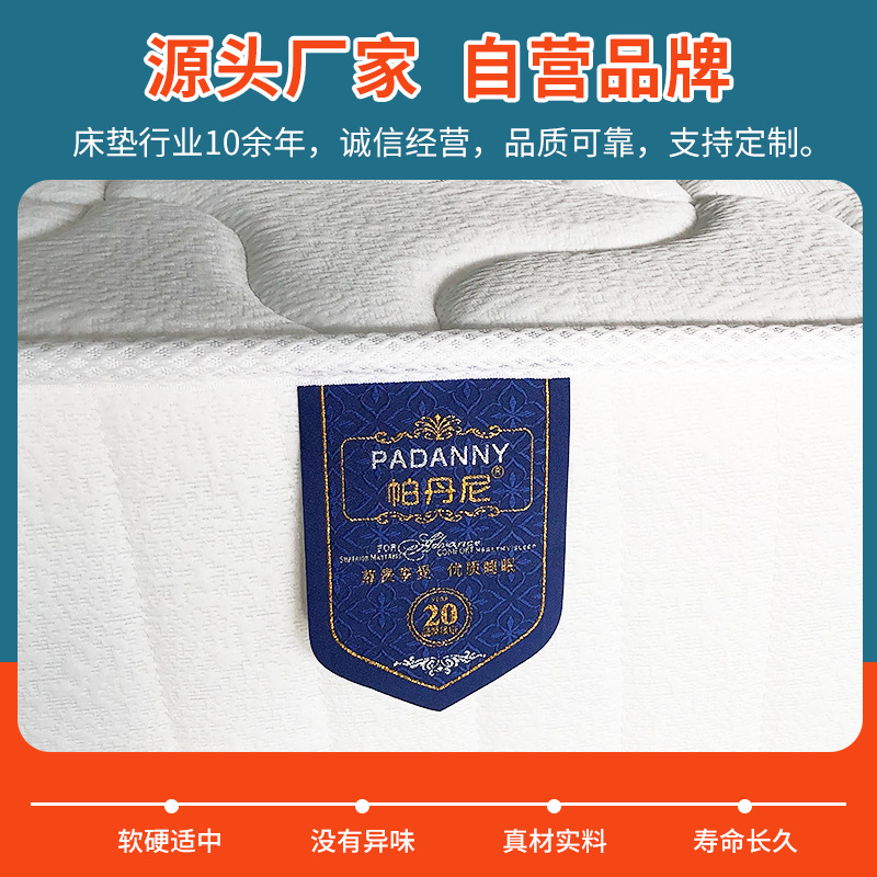 Hotel Hotel home spine protection single double Brown mattress bedroom environmental protection coconut palm mattress rental room apartment mattress