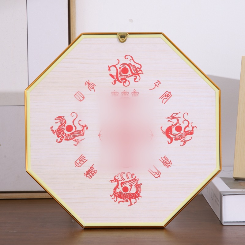 Compass Tai Chi Gold-Edged Eight-Trigram Mirror Concave-Convex Mirror Crafts Door Pendant Home Decoration Dropshipping