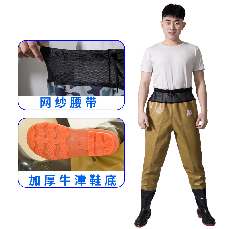2025 New Waterproof Rain Pants Full-Body Jumpsuit Thickened for Men and Women